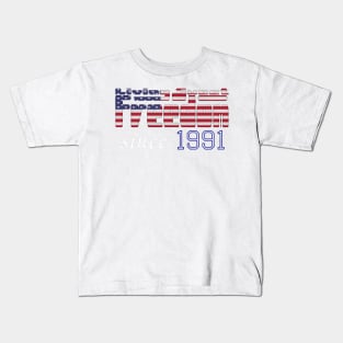 Living Sweet Freedom Since 1991 Kids T-Shirt